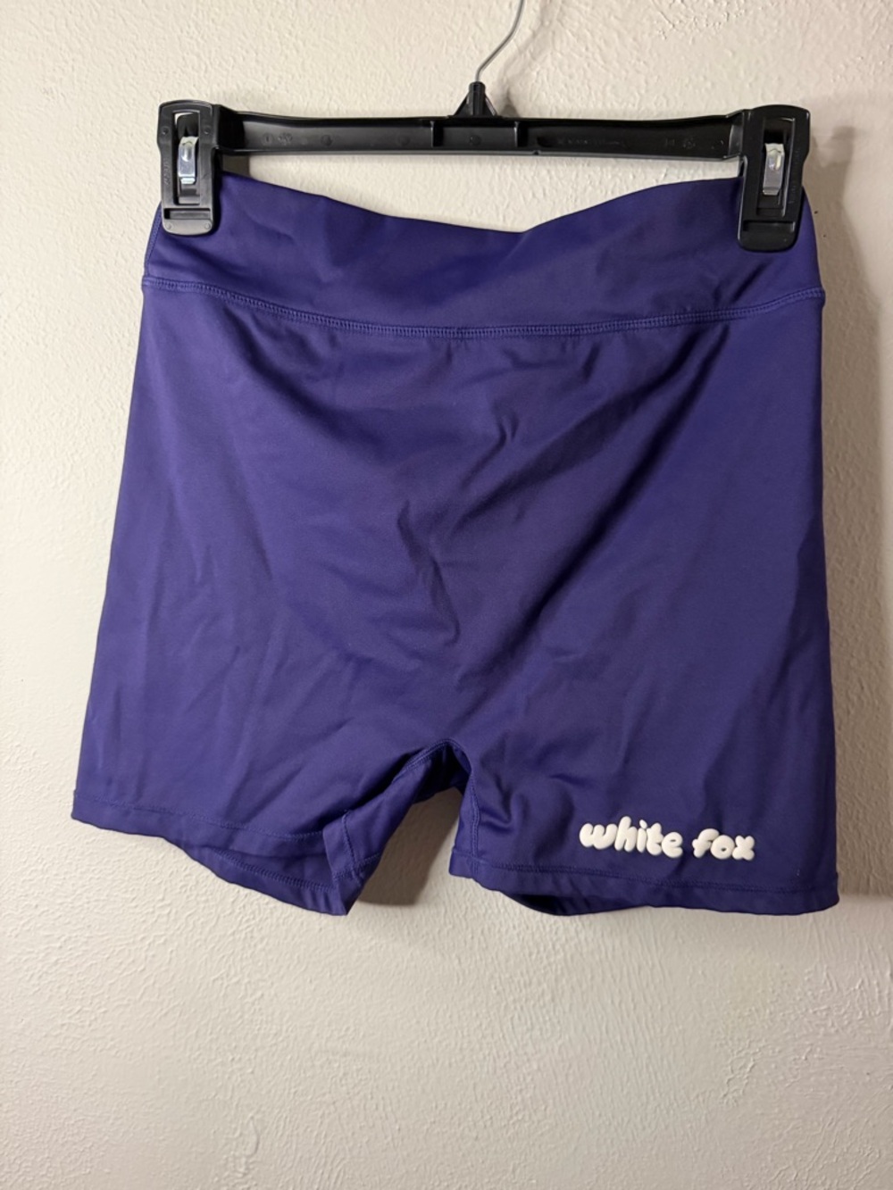 White Fox Boutique Deep Purple High-Rise Athletic Shorts